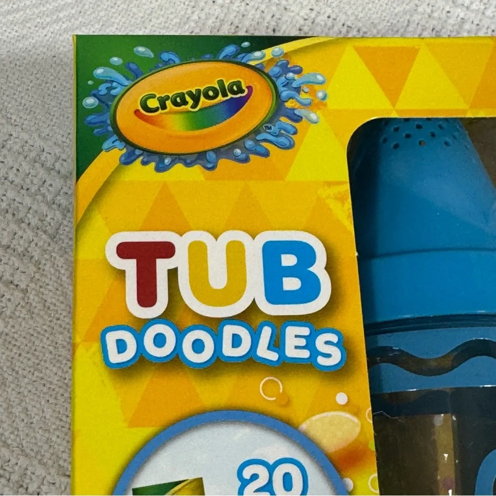CRAYOLA TUB DOODLES.‎ BATH DROPZ. 20 drops.